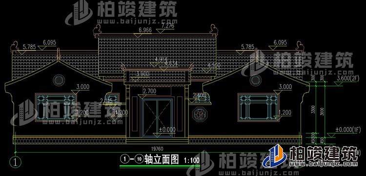 正立面图